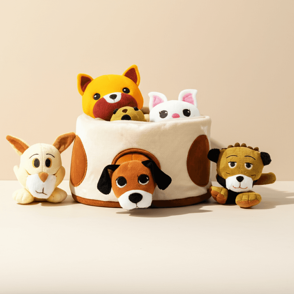 HideSeek Plush Burrow Toy Set